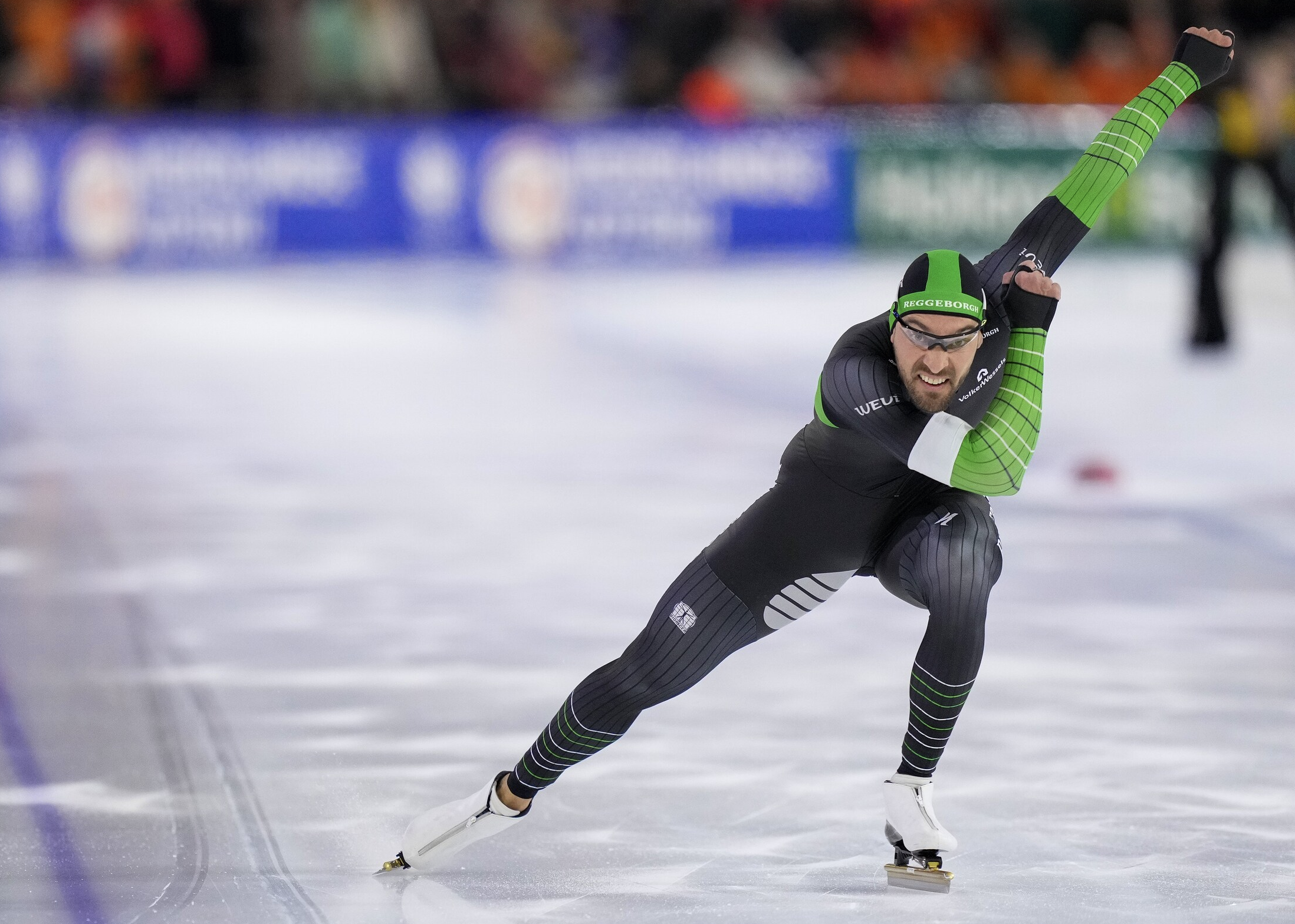 Het rechte stuk schaatstechniek